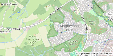 Map of Chandler's Ford, Hampshire