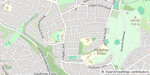 Map of Leeds