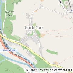 Map of Whatstandwell, Derbyshire