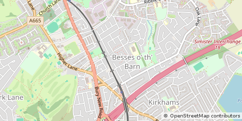 Map of Manchester