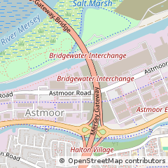 Map of Runcorn, Cheshire