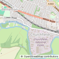 Map of Salisbury, Wiltshire