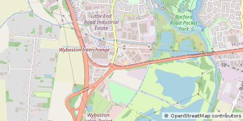 Map of ST. Neots, Cambridgeshire