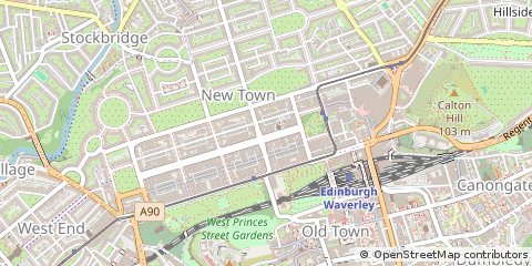 Map of Edinburgh