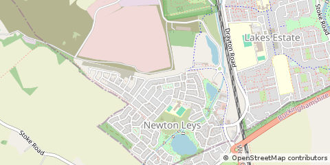 Map of Milton Keynes