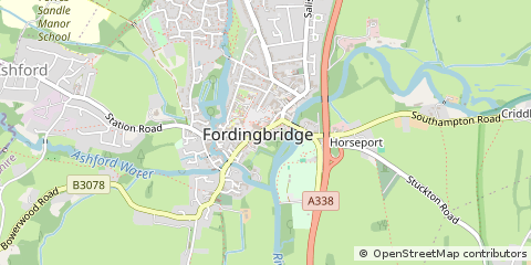 Map of Fordingbridge, Hampshire