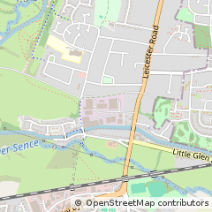 Map of Leicester, Leicestershire