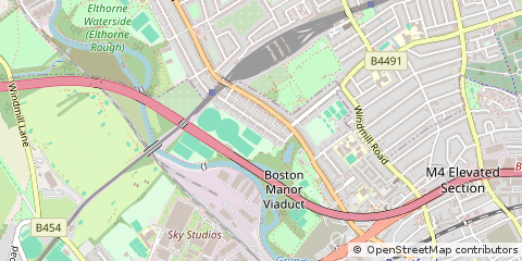 Map of Brentford, Middlesex