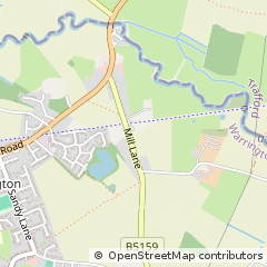 Map of Lymm, Cheshire