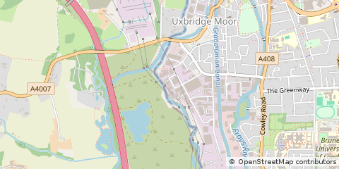 Map of Uxbridge