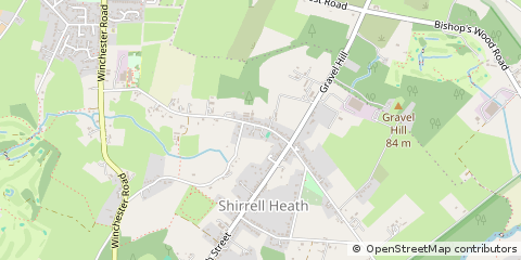 Map of Southampton, Hampshire
