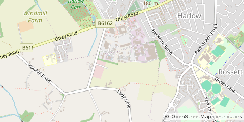 Map of Harrogate, North Yorkshire