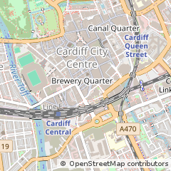 Map of Cardiff
