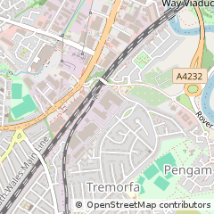 Map of Cardiff