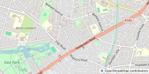 Map of Hull