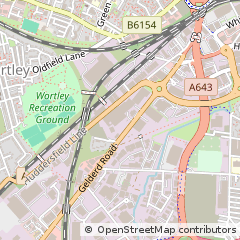 Map of Leeds, West Yorkshire