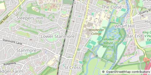 Map of Winchester