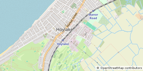 Map of Wirral, Merseyside