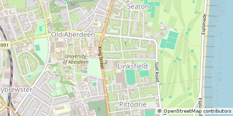 Map of Aberdeen