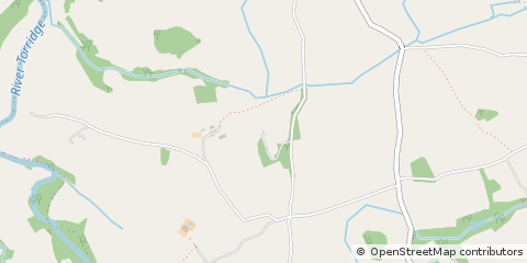 Map of Winkleigh, Devon