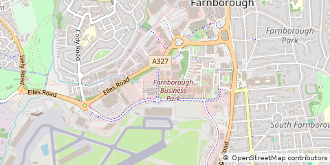 Map of Farnborough, Hampshire