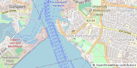 Map of Portsmouth, Hampshire
