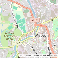 Map of Wisbech, Cambridgeshire