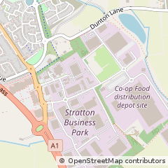 Map of Biggleswade, Bedfordshire