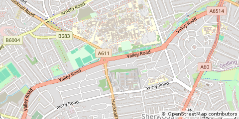 Map of Nottingham
