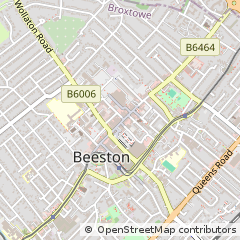 Map of Beeston, Nottinghamshire