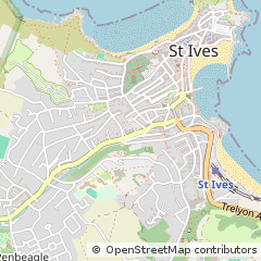 Map of ST. Ives, Cornwall