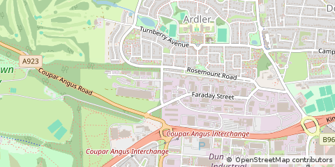 Map of Dundee
