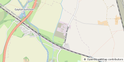 Map of Northampton, Northamptonshire