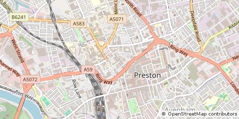 Map of Preston