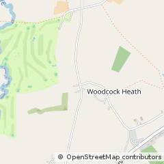 Map of Uttoxeter, Staffordshire