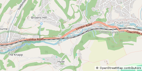Map of Stroud