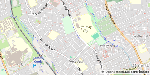 Map of Middlesbrough