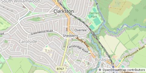 Map of Glasgow