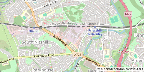 Map of Glasgow