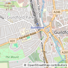 Map of Surrey