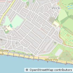 Map of Bournemouth, Dorset