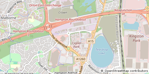 Map of Peterborough