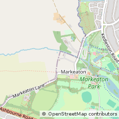 Map of Allestree, Derby