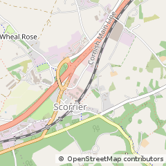 Map of Redruth, Cornwall