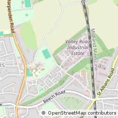 Map of ST. Albans, Hertfordshire