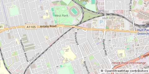 Map of Hull