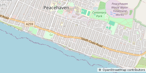 Map of Peacehaven
