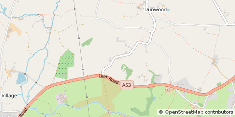 Map of Endon, Stoke-on-Trent