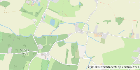 Map of Staplehurst, Kent