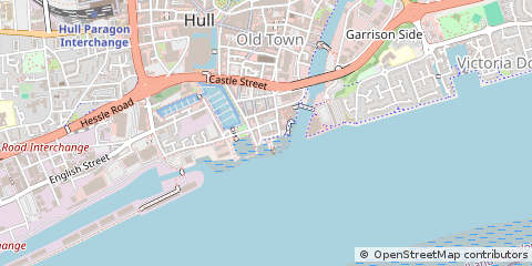 Map of Hull, East Yorkshire